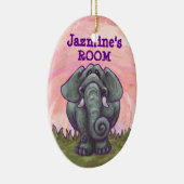 Elefantengeschenke und Zubehör Keramik Ornament (Rechts)