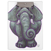 Elefantengeschenke und Zubehör Klemmbrett (Vorderseite)