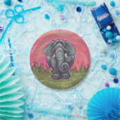 Elefantengeschenke und Zubehör Pappteller (Party)