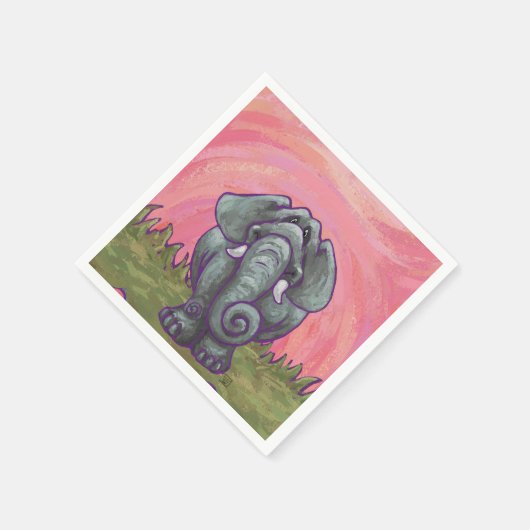 Elefantengeschenke und Zubehör Serviette (Ecke)