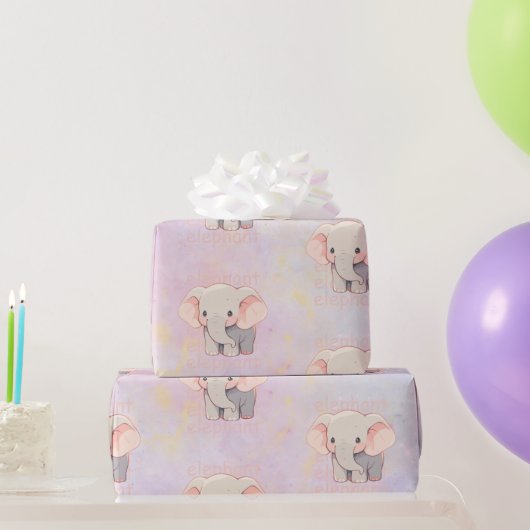 #Elefantengeschenkpapier Geschenkpapier (Partygeschenke)