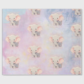 #Elefantengeschenkpapier Geschenkpapier (Flach)