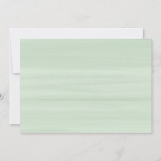 Elefantengeschlecht offenbart Einladung botanisch (Rückseite)