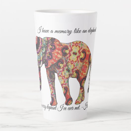 Elefantengroße Tasse (Vorderseite)