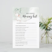 Elefantengrün, der das beste Spiel der Mommy kennt (Stehend Vorderseite)