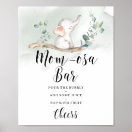 Elefantengrün - Eukalyptus momosa-Bar Poster