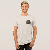 Elefantengymnastik Tri-Blend Shirt (Vorderseite voll)