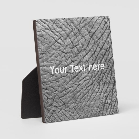 Elefantenhaut personalisiert fotoplatte (Vorderseite)