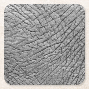 Elefantenhaut Rechteckiger Pappuntersetzer