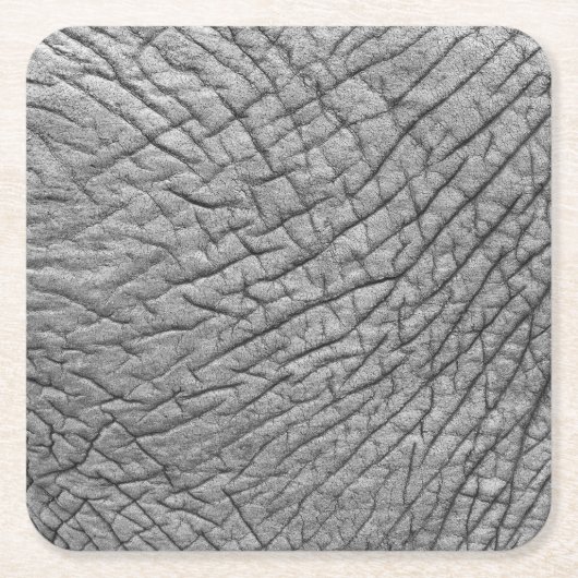 Elefantenhaut Rechteckiger Pappuntersetzer (Vorderseite)