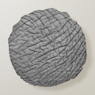 Elefantenhaut Rundes Kissen