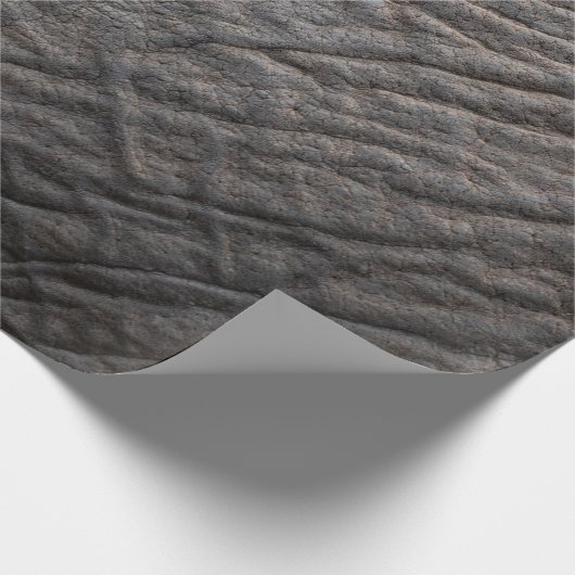 Elefantenhauttextur Geschenkpapier (Ecke)