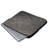 Elefantenhauttextur Laptopschutzhülle (Vorne Knopf)