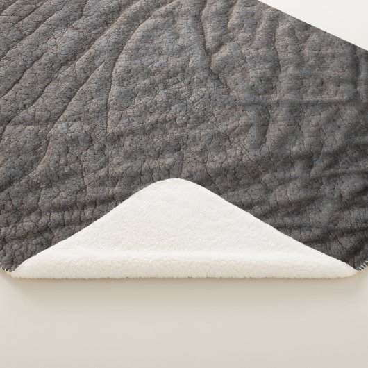 Elefantenhauttextur Sherpadecke (3/4)