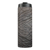 Elefantenhauttextur Thermosbecher (Vorderseite)