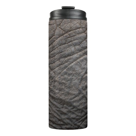 Elefantenhauttextur Thermosbecher (Vorderseite)