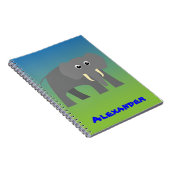 Elefantenheft Notizblock (Rechte Seite)