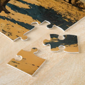 Elefantenherde Vintage Puzzle (Seite)