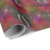 Elefantenhören auf den Kosmos Geschenkpapier (Rolleneckpunkt)
