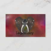 Elefantenhören auf den Kosmos Visitenkarte (Vorderseite)