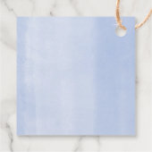 Elefantenjunge Babydusche Geschenkanhänger (Rückseite)