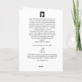 Elefantenkarte Dankeskarte (Rückseite)