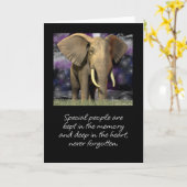 Elefantenkarte leer vergessen karte (Gelbe Blume)