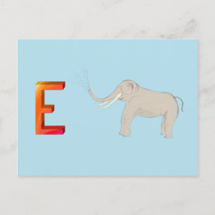 Elefantenkarte Postkarte