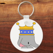 Elefantenkönig-Schlüsselanhänger Schlüsselanhänger (Vorderseite)