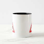 Elefantenkreuzungsschild Tasse (Mittel)