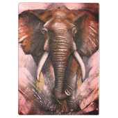 Elefantenladung Klemmbrett (Rückseite)