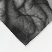 Elefantenleder Fleecedecke (Ecke)