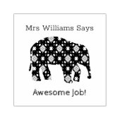 Elefantenlehrer belohnen Gummi-Briefmarke Gummistempel (Prägung)