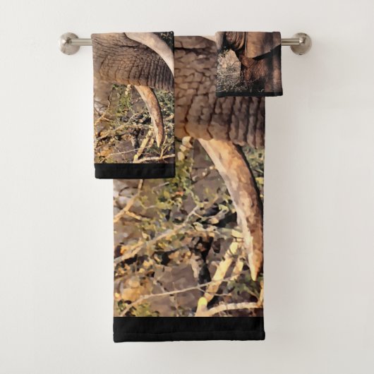 Elefantenliebhaber Badhandtuch Set (Insitu)