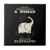 Elefantenliebhaber Fliese (Vorderseite)