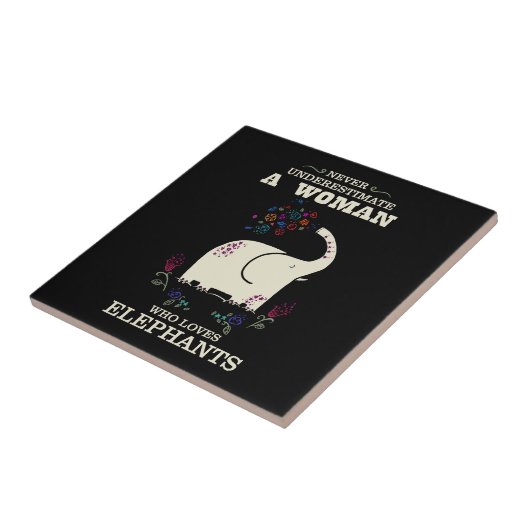 Elefantenliebhaber Fliese (Seite)