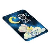 Elefantenmagnet bei personalisierten Geburtsstatis Magnet (Rechte Seite)