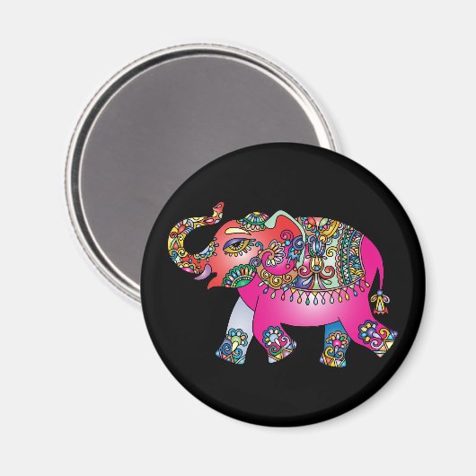 Elefantenmagnet Magnet (Vorderseite/Rückseite)