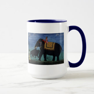 Elefantenmalerei Tasse