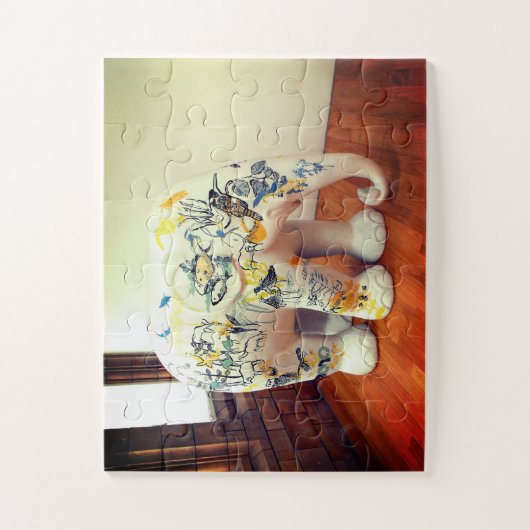 Elefantenmodell Puzzle (Vertikal)