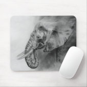 Elefantenmousepad Mousepad (Mit Mouse)