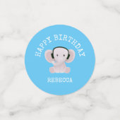 Elefantenmusik Konfetti (Klein Vorderseite)