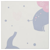 Elefantenmuster aus niedlichem Cartoon Stoff (Muster)