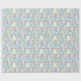 Elefantenmuster Geschenkpapier