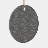 Elefantenmuster Keramik Ornament (Rechts)