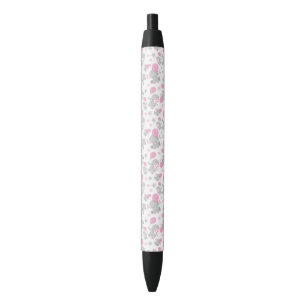 Elefantenmuster, Niedliche Elefanten - rosa grau Kugelschreiber