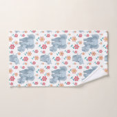 Elefantenmutter, Baby-Blume-Muster Muttertag Badhandtuch Set (Handtuch)