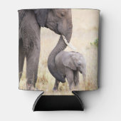 Elefantenmutter und Baby-Foto Dosenkühler (Vorderseite)