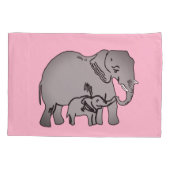 Elefantenpillowcase Kissenbezug (Rückseite)