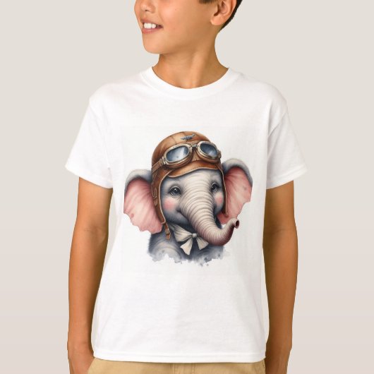 Elefantenpilot T-Shirt (Vorderseite)